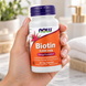 NOW Foods Biotin (Дієтична добавка біотин 5000 мкг), 60 капсул 733739004710 фото 4