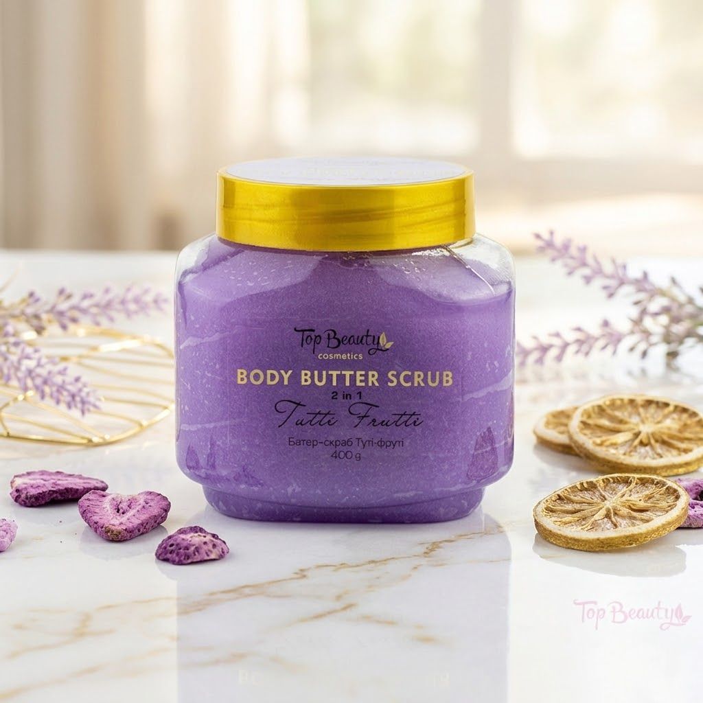 Top Beauty Body Butter Scrub (Батер-скраб для тіла 2 в 1 туті-фруті), 400 г 2000002700036 фото