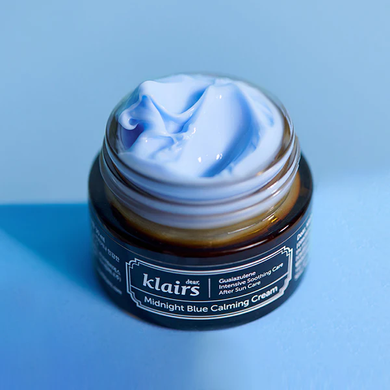 Dear, Klairs Midnight Blue Calming Cream (Зволожуючий крем для обличчя), 30 мл 8809115027092 фото