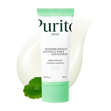 Purito Seoul Wonder Releaf Centella Daily Sun Lotion (Лосьйон сонцезахисний на кожен день), 60 мл 8809563103072 фото