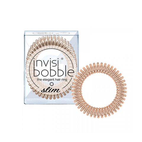 Резинка-браслет для волосся Invisibobble (Slim Bronze Me Pretty), Набір 3 шт  4260285377372 фото