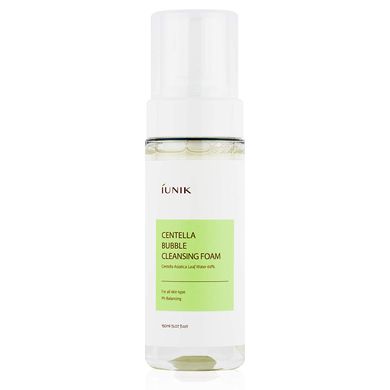 Iunik Centella Bubble Cleansing Foam (Заспокійлива пінка-мус з центелою), 150 мл 8809728080064 фото