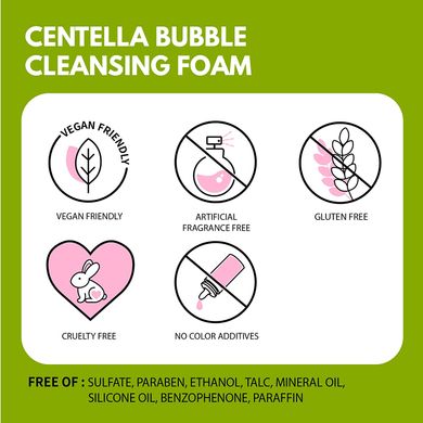 Iunik Centella Bubble Cleansing Foam (Заспокійлива пінка-мус з центелою), 150 мл 8809728080064 фото