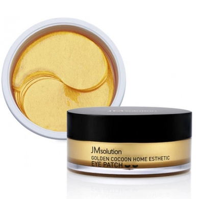 Гідрогелеві патчі з шовком та золотом JMsolution (Golden Cocoon Home Esthetic Eye Patch), 60 шт  8809505544833 фото