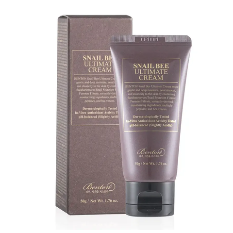 Benton Snail Bee Ultimate Cream (Крем з ферментованим муцином равлика та бджолиною отрутою), 50 г 8809566991904 фото