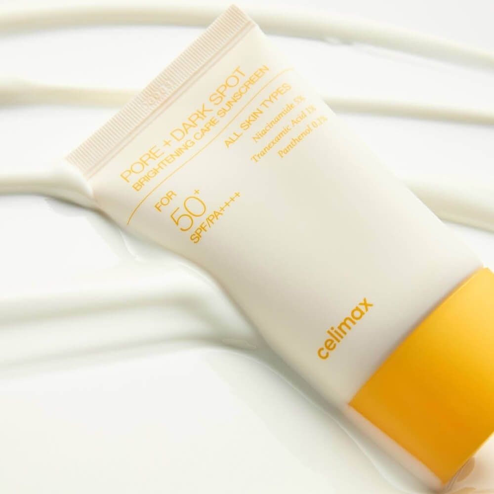 Celimax Pore+Dark Spot Brightening Care Sunscreen (Освітлюючий сонцезахисний крем), 50 мл 8809971484510 фото
