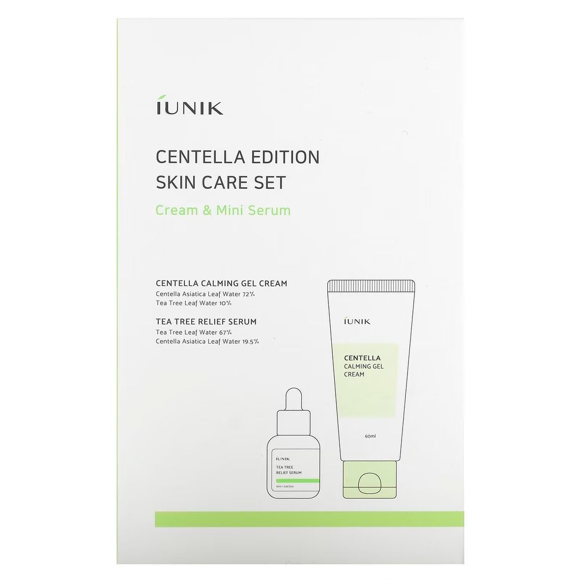 Набір для догляду за шкірою Iunik (Centella Edition Skin Care Set), 1 шт 8809728080279 фото