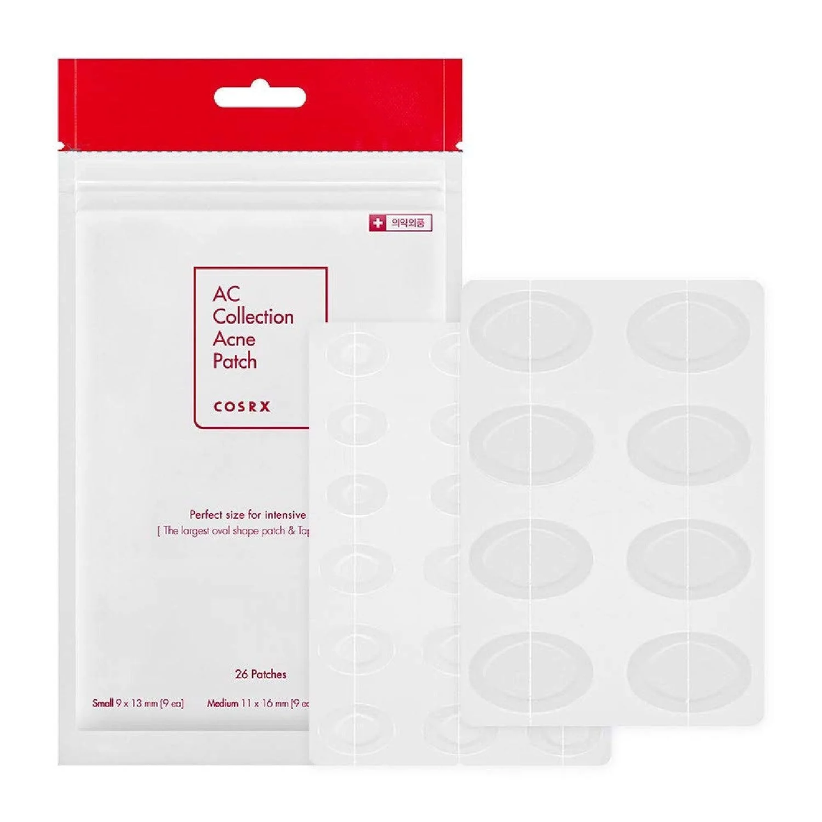 Cosrx AC Collection Acne Patch (Протизапальні гідроколоїдні патчі від акне), 26 шт 8809598450981 фото