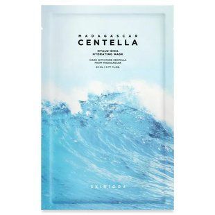 SKIN1004 Madagascar Centella Hyalu-Cica Hydrating Mask (Зволожуюча маска для обличчя з гіалуроновою кислотою та центеллою), 23 мл 8809913833093 фото