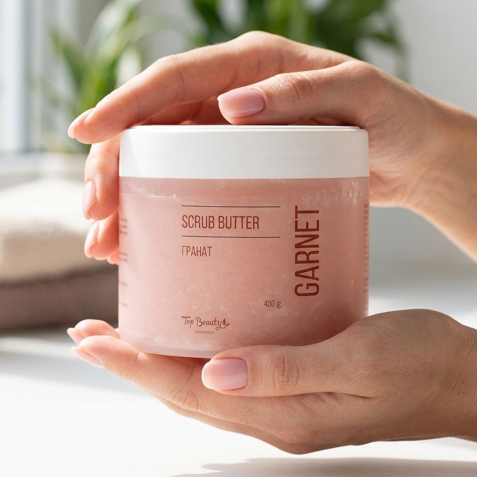 Top Beauty Scrub Butter (Скраб-батер для тіла гранат), 400 г  4820169187499 фото