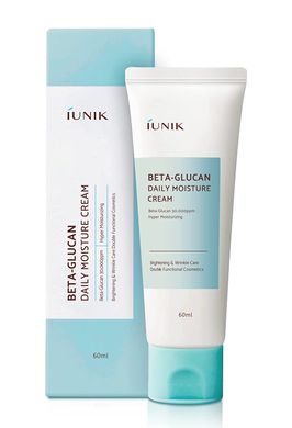 Iunik Beta Glucan Daily Moisture Cream (Крем з бета-глюканом), 60 мл 8809728080316 фото