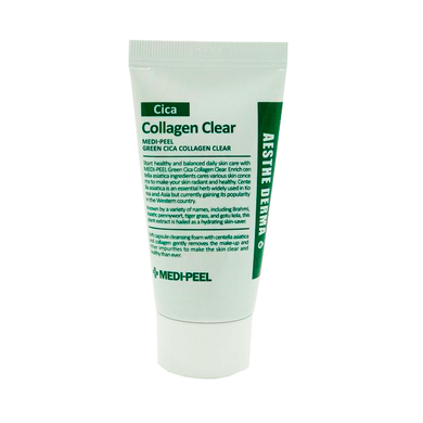 Medi-Peel Green Cica Collagen Clear (Заспокійлива і глибоко очищуюча пінка), 28 мл 8809409347530 фото