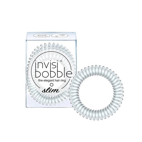 Резинка-браслет для волосся Invisibobble (Slim Crystal Clear), Набір 3 шт 4260285377150 фото