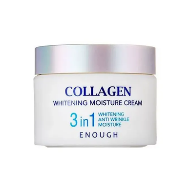 Крем для обличчя зволожувальний з колагеном, 3 в 1 Enough (Collagen Whitening Moisture Cream 3 in 1), 50 мл 8809480652165 фото