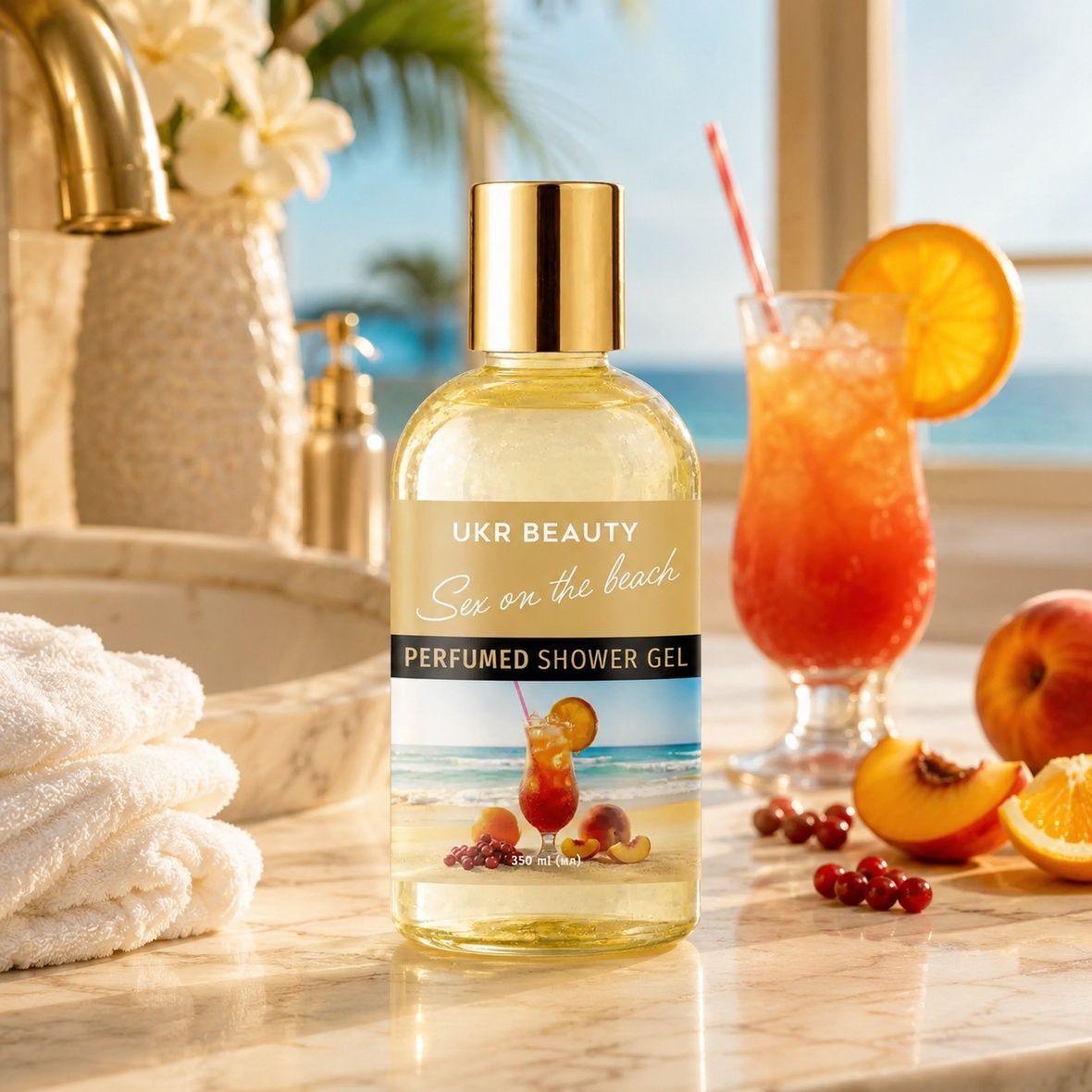 Ukr Beauty Sex On The Beach Perfumed Shower Gel (Гель для душу парфумований), 350 мл 4820284873208 фото
