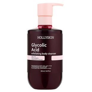 Hollyskin Glycolic Acid Exfoliating Body Cleanser (Відлущувальний гель для очищення тіла з гліколевою кислотою), 500 мл 4823109705227 фото