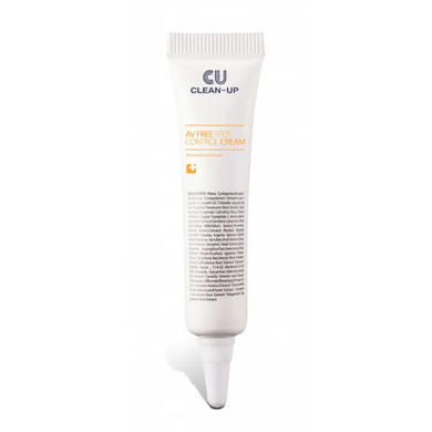 CU SKIN Clean-Up AV Free Spot Control Cream (Локальний крем від висипань та запалень), 10 мл 8809207221254 фото