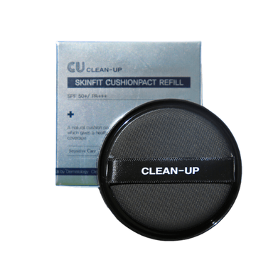 CU SKIN Clean Up Skinfit Cushion Pact Color 21 (Рефіл для тонального кушона), 15 г 8809207223029 фото