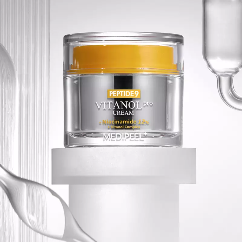 Medi-Peel Peptide 9 Vitanol Cream Pro (Ліфтинг-крем для рівного тону та сяйва шкіри), 50 г 8809941822236 фото