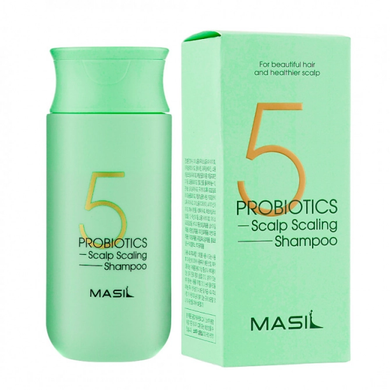 Masil 5 Probiotics Scalp Scaling Shampoo (Шампунь для глибокого очищення шкіри голови), 150 мл 8809744060569 фото