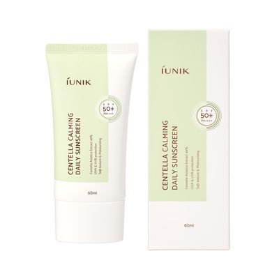 Iunik Centella Calming Daily Moisture Suncreen SPF 50 (Cонцезахисний крем з екстрактом центели), 60 мл 8809728080637 фото