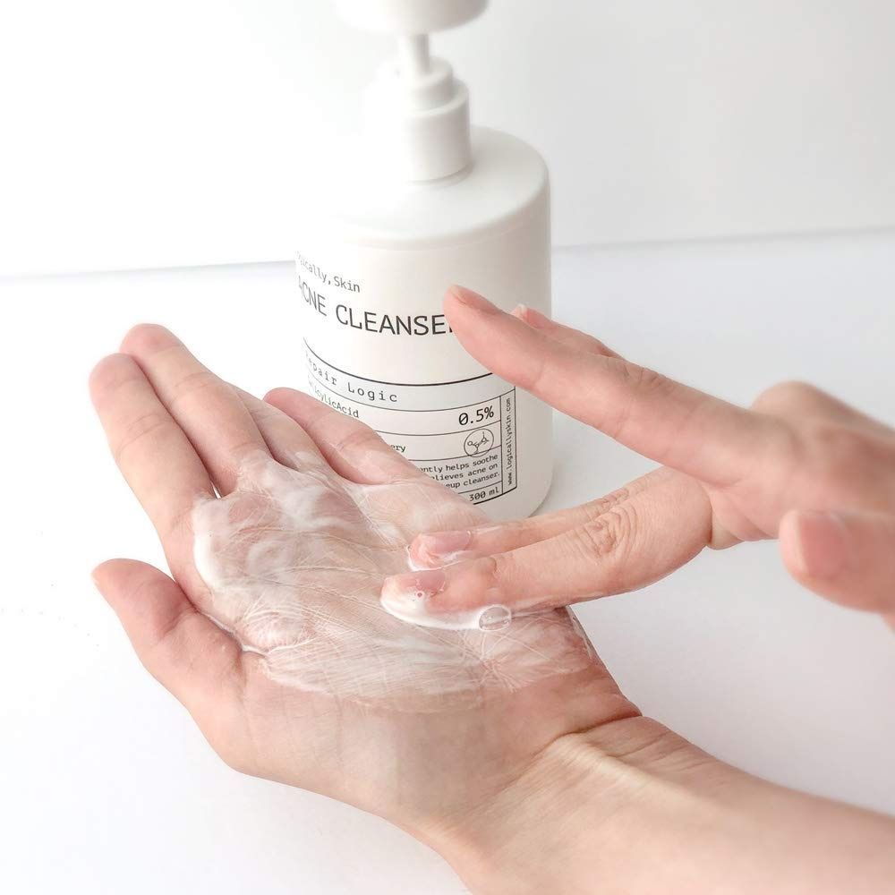 Logically, Skin ACNE Cleanser (Очищувальний засіб для шкіри обличчя та тіла з акне), 300 мл 8809645450216 фото