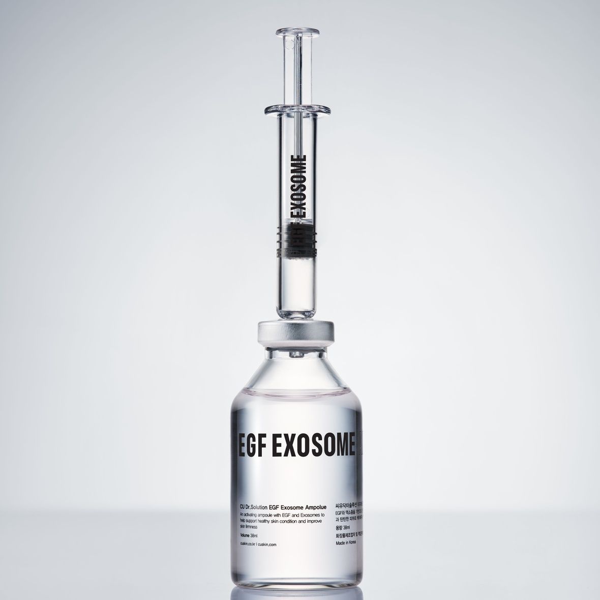 CU SKIN EGF Exosome Ampoule (Ревіталізуюча ампула з екзосомами та EGF), 38 мл 8809207225283 фото