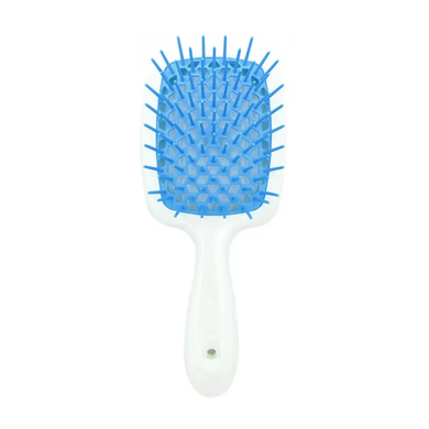 Janeke Superbrush Small White & Blue (Гребінець для волосся, білий з блакитним), 1 шт 8006060650171 фото