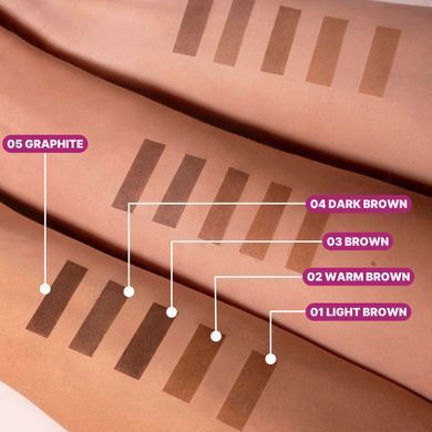 ZOLA Eyebrow Tint With Collagen 01 Light Brown (Фарба для брів в саше з колагеном), 5 мл 4820227160440 фото