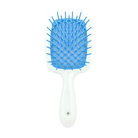 Janeke Superbrush Small White & Blue (Гребінець для волосся, білий з блакитним), 1 шт 8006060650171 фото