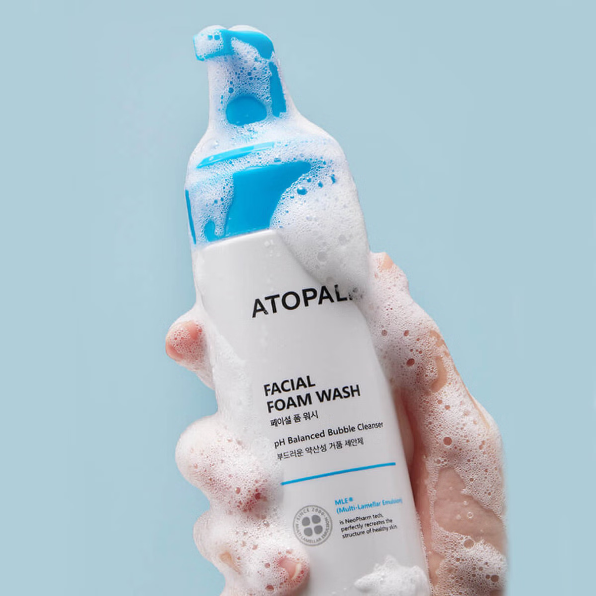 Atopalm Facial Foam Wash (Пінка для чутливої шкіри), 150 мл 8809048410503 фото