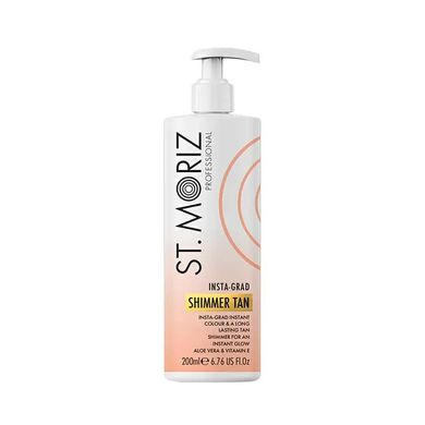 Засіб для легкої засмаги з ефектом шимеру  St.Moriz (Professional Insta-Grad Shimmer Tan), 200 мл 5060427359629 фото