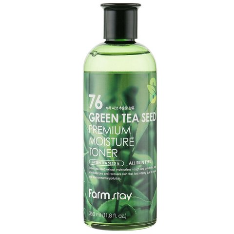 Farm Stay Green Tea Seed Moisture Toner (Тонер для обличчя), 350 мл 8809809800192 фото