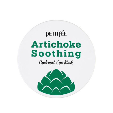 Petitfee Artichoke Soothing Eye Mask (Гідрогелеві заспокійливі патчі для очей з екстрактом артишоку), 60 шт 8809508850559 фото