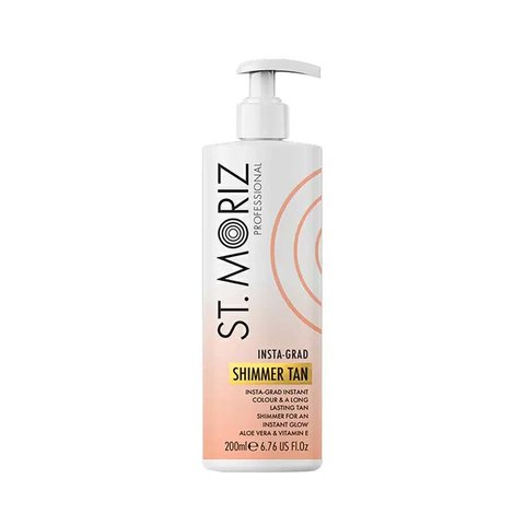 Засіб для легкої засмаги з ефектом шимеру  St.Moriz (Professional Insta-Grad Shimmer Tan), 200 мл 5060427359629 фото