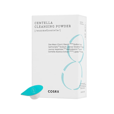 Cosrx Low pH Centella Cleansing Powder (Ензимна пудра для вмивання з центелою), 0.4 г 8809598450233 фото