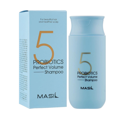 Masil 5 Probiotics Perfect Volume Shampoo (Шампунь з пробіотиками для ідеального об'єму волосся), 150 мл 8809744060545 фото