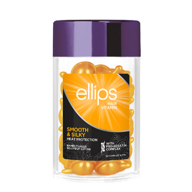 Ellips Hair Vitamin Smooth and Silky With Pro-Keratin Complex (Вітаміни для волосся "Бездоганний шовк"), 1 шт 8993417200472 фото