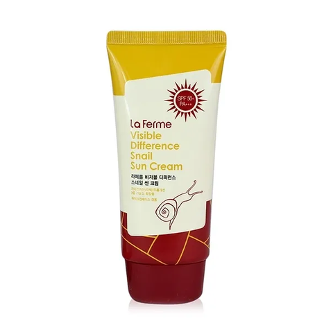 FarmStay Visible Difference Snail Sun Cream SPF50+ (Сонцезахисний крем), 70 г 8809426954070 фото