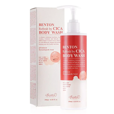 Benton Refresh by Cica Body Wash (Гель для душу), 350 мл 8809566991393 фото