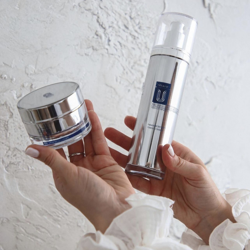 CU SKIN Vitamin U Ampoule Toner (Ампульний тонер з пептидами і вітаміном U), 130 мл 8809207222626 фото