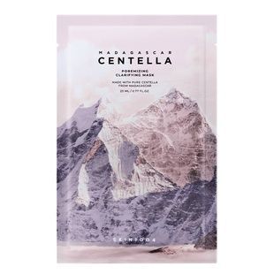 SKIN1004 Madagascar Centella Poremizing Clarifying Mask (Тканинна порозвужуюча маска з центеллою), 23 мл  8809913831310 фото