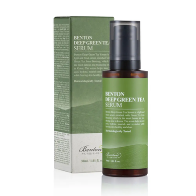 Benton Deep Green Tea Serum (Сироватка с зеленим чаєм), 30 мл 8809566990822 фото