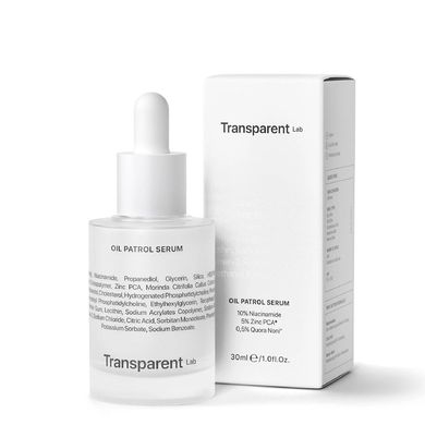 Матуюча сироватка Transparent Lab (Oil Patrol Serum), 30 мл 8436585432165 фото