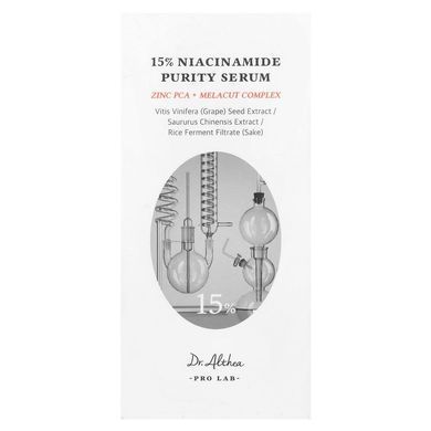 Dr.Althea 15% Niacinamide Purity Serum (Сироватка з ніацинамідом), 30 мл 2965700061813 фото