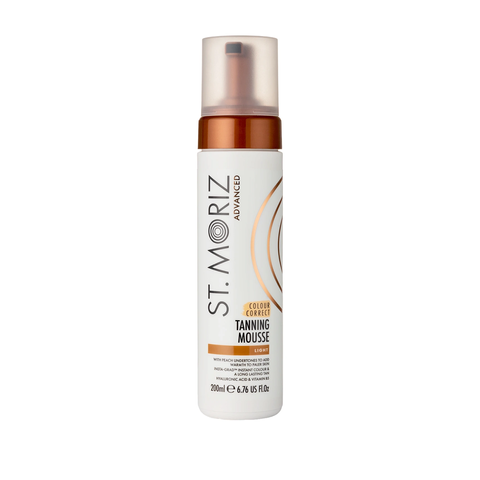 Мус для корекції автозасмаги, світлий St.Moriz (Advanced Colour Correcting Tanning Mousse Light), 200 мл 5060427357359 фото