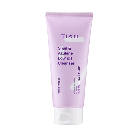 TIAM Snail & Azulene Low pH Cleanser (Слабокислотний гель для вмивання), 200 мл 8809416471860 фото