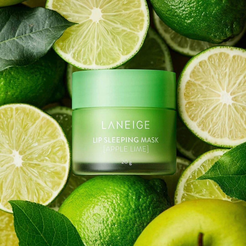 Нічна маска для губ &laquo;Яблуко та лайм&raquo; Laneige (Lip Sleeping Mask Apple Lime), 20 г  8809685797371 фото