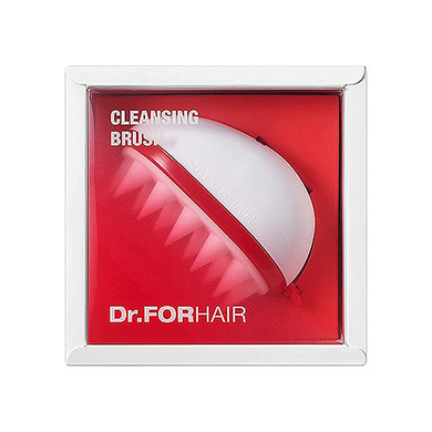 Dr.FORHAIR Cleansing Scalp Brush (Силіконова масажна щітка для миття голови), 1 шт 8809485532158 фото