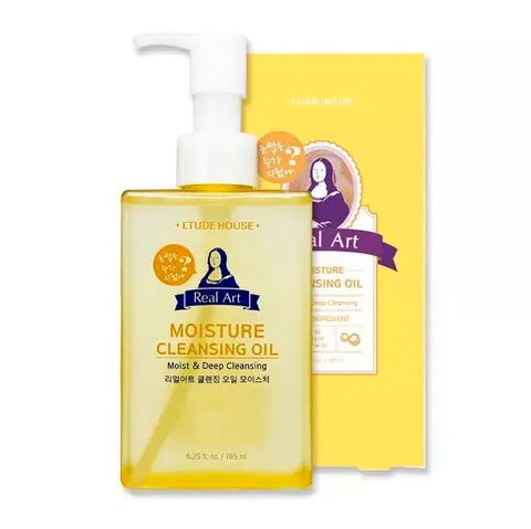 Etude House Real Art Moisture Cleansing Oil (Гідрофільна олія), 185 мл 8809667981392 фото